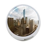 Architectural Design Architecture Buildings City 4-Port USB Hub (One Side) Front