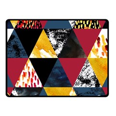 Triangles Fleece Blanket (small) by Sobalvarro