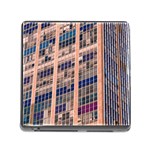 Low Angle Photography Of Beige And Blue Building Memory Card Reader (Square 5 Slot) Front