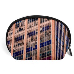Low Angle Photography Of Beige And Blue Building Accessory Pouch (large) by Pakrebo