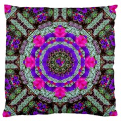 Floral To Be Happy Of In Soul Standard Flano Cushion Case (one Side) by pepitasart