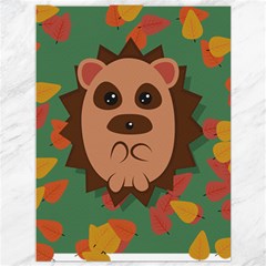 Hedgehog Animal Cute Cartoon Canvas 36  X 48  by Sudhe