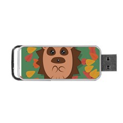 Hedgehog Animal Cute Cartoon Portable Usb Flash (two Sides) by Sudhe
