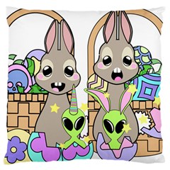 Graphic Kawaii Bunnies Standard Flano Cushion Case (one Side) by Sudhe
