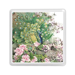 Peafowl Peacock Feather Beautiful Memory Card Reader (square) by Sudhe