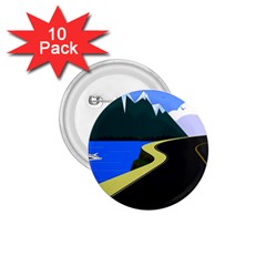 Air Pollution Retro Vintage 1 75  Buttons (10 Pack) by Simbadda
