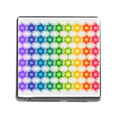 Background Colorful Geometric Memory Card Reader (square 5 Slot) by Simbadda