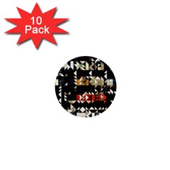 Art Design Color Banner Wallpaper 1  Mini Buttons (10 Pack)  by Simbadda