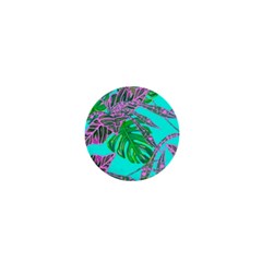 Painting Oil Leaves Reason Pattern 1  Mini Buttons by Simbadda