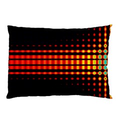 Signal Background Pattern Light Pillow Case by Sudhe