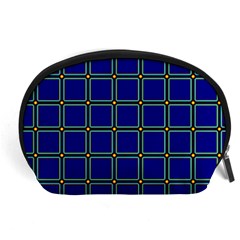 Background Pattern Design Geometric Accessory Pouch (large) by Sudhe