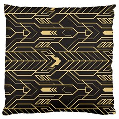 Abstract Art Deco Seamless Pattern Vector Standard Flano Cushion Case (one Side) by Sudhe