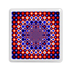Digital Art Background Red Blue Memory Card Reader (square) by Sudhe