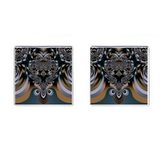 Fractal Art Artwork Design  Art Cufflinks (square) by Pakrebo
