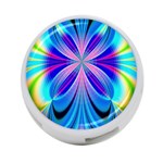 Abstract Art Design Digital Art 4-Port USB Hub (One Side) Front