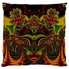 Fractal Art Artwork Design Art Pattern Standard Flano Cushion Case (one Side) by Pakrebo