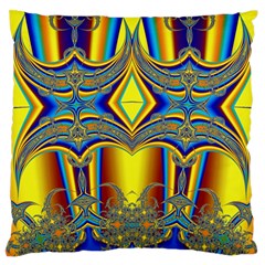 Abstract Art Design Digital Art Large Flano Cushion Case (one Side) by Pakrebo