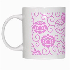 Spring Flowers Plant White Mugs by HermanTelo