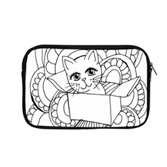 Cute Cat Coloring Page Design Apple Macbook Pro 13  Zipper Case by Wegoenart