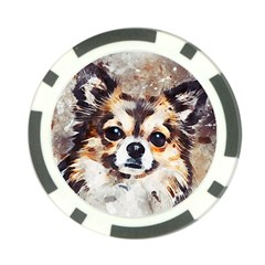 Chihuahua Dog Cute Pets Small Poker Chip Card Guard (10 Pack) by Wegoenart