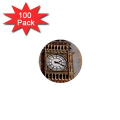 Big Ben London Wes Ben Big 1  Mini Buttons (100 Pack)  by Wegoenart