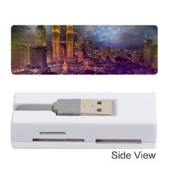 City Lights Skyline Buildings Memory Card Reader (stick) by Wegoenart