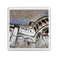 Building Architecture Columns Memory Card Reader (square) by Wegoenart