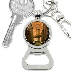 Architecture Buildings City Bridge Bottle Opener Key Chain by Wegoenart