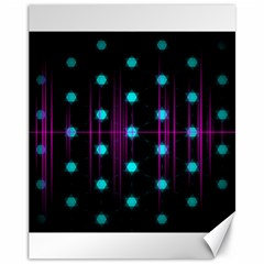 Sound Wave Frequency Canvas 11  X 14  by HermanTelo