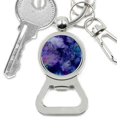 Blue Purple Ink                        Bottle Opener Key Chain by LalyLauraFLM