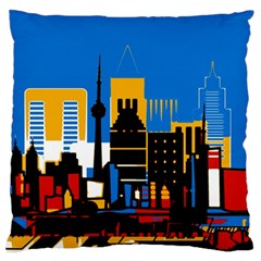 Architecture City House Window Standard Flano Cushion Case (two Sides) by Pakrebo