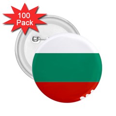 Bulgaria Country Europe Flag 2 25  Buttons (100 Pack)  by Sapixe