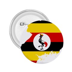 Uganda Flag Map Geography Outline 2 25  Buttons by Sapixe