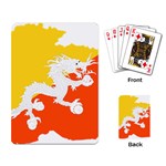 Borders Country Flag Geography Map Playing Cards Single Design (Rectangle) Back