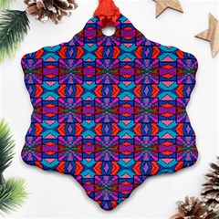 C 6 Snowflake Ornament (two Sides) by ArtworkByPatrick