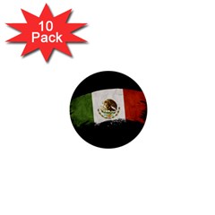 Flag Mexico Country National 1  Mini Buttons (10 Pack)  by Sapixe