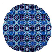 E 6 1 Large 18  Premium Flano Round Cushions by ArtworkByPatrick