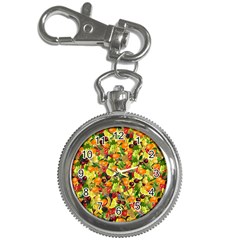Background Pattern Structure Fruit Key Chain Watches by Pakrebo