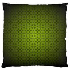 Hexagon Background Circle Standard Flano Cushion Case (one Side) by HermanTelo