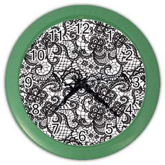 Encaje Color Wall Clock by Sobalvarro