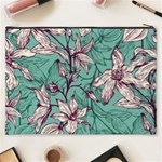 Vintage Floral Pattern Cosmetic Bag (XXXL) Back