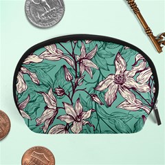 Vintage Floral Pattern Accessory Pouch (large) by Sobalvarro