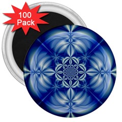 Abstract Art Artwork Fractal Design 3  Magnets (100 Pack) by Simbadda