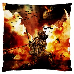 War Venue War Apocalypse Standard Flano Cushion Case (one Side) by Sudhe