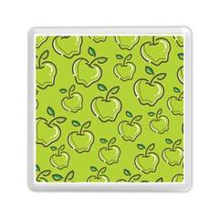 Fruit Apple Green Memory Card Reader (square) by HermanTelo