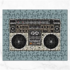 Radio Cassette Speaker Sound Audio Rectangular Jigsaw Puzzl by Simbadda