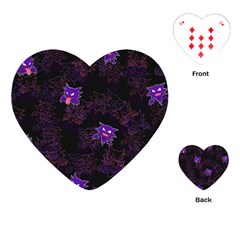 Haunter Playing Cards Single Design (heart) by Mezalola