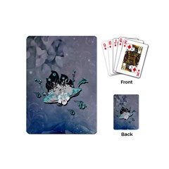 Sport, Surfboard With Flowers And Fish Playing Cards Single Design (mini) by FantasyWorld7