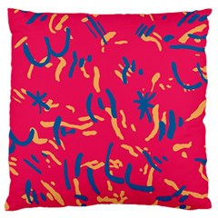 Pattern Booty Faces Standard Flano Cushion Case (one Side) by Sudhe