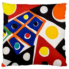 Pattern And Decoration Revisited At The East Side Galleries Standard Flano Cushion Case (one Side) by Sudhe